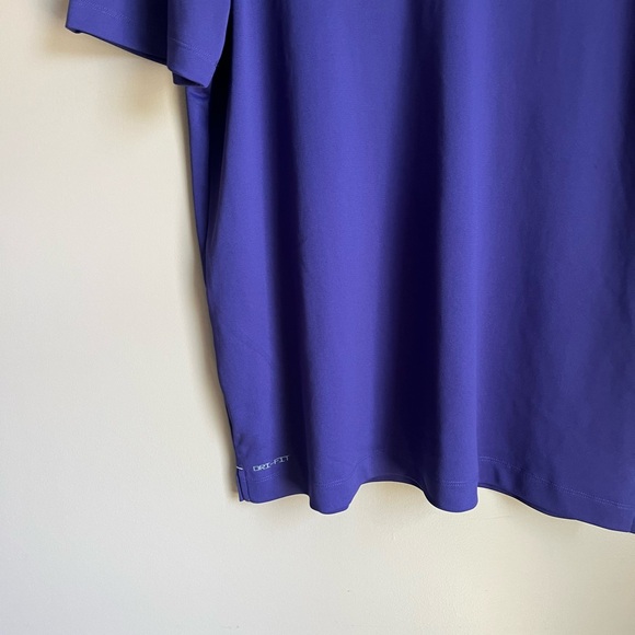 Nike Purple Dri-Fit Polo Shirt - Picture 2 of 4